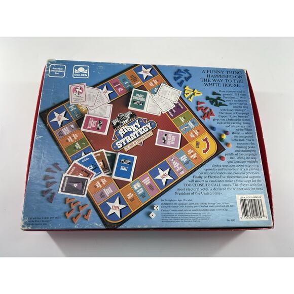 Complete 1992 Risky Strategy Presidential Campaign Election Electoral Vote Game - Picture 6 of 11